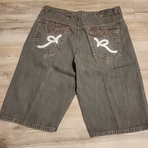 Rocawear Jean Short 42 (Actual 40) Mens Baggy Hip Hop Skate Y2K Vtg 106830.‎